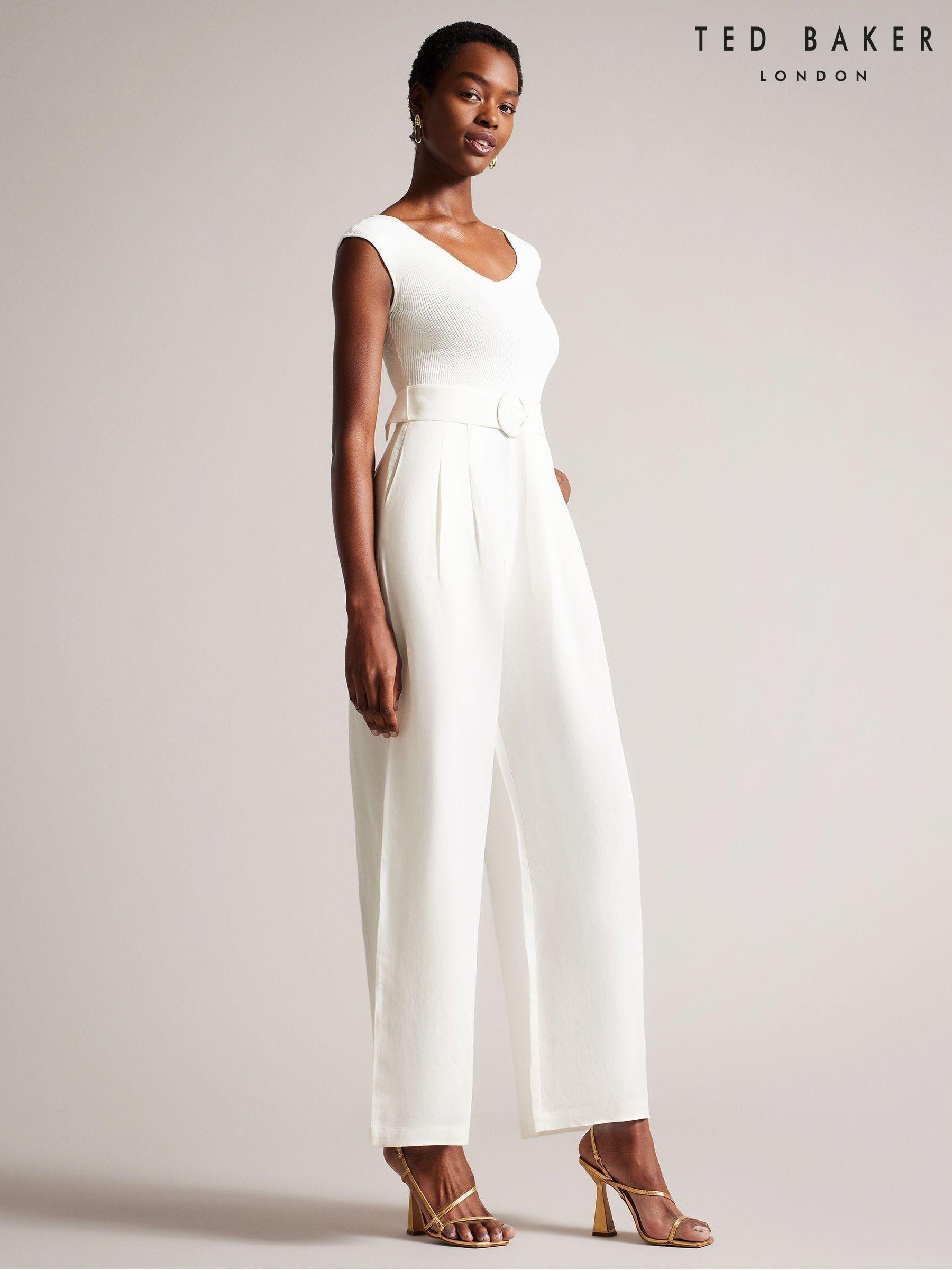 Women s Jumpsuit Ted Baker Plain V Neck Jumpsuitsandplaysuits Next Luxembourg