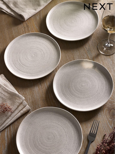 Stone Kya Dinnerware Set of 4 Side Plates (D88317) | 108 QAR