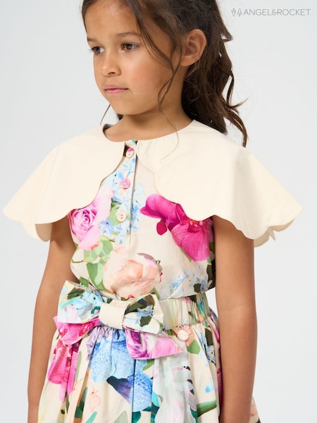 Angel & Rocket Darcy Cape Collar Woven Print Top (D89578) | 6 € - 9 €