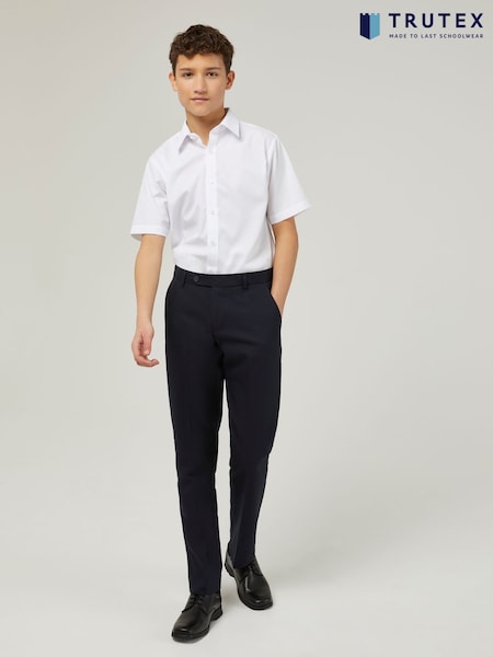 Trutex Senior Boys Navy Slim Leg School Trousers (D89998) | €13 - €16