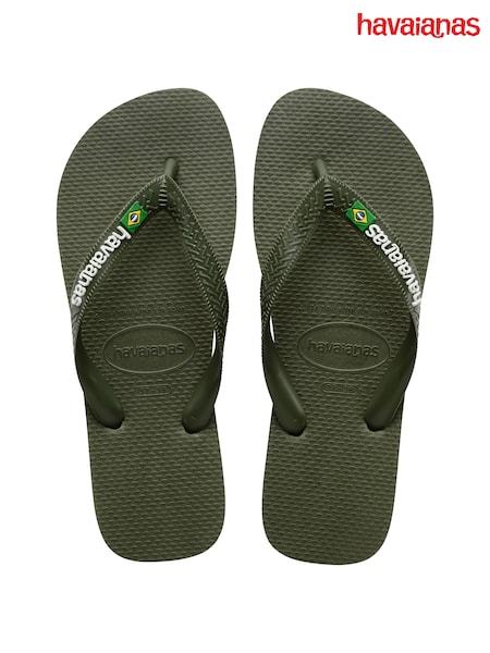 Verde - Havaianas Brasil Logo Șlapi (D90059) | 107 LEI