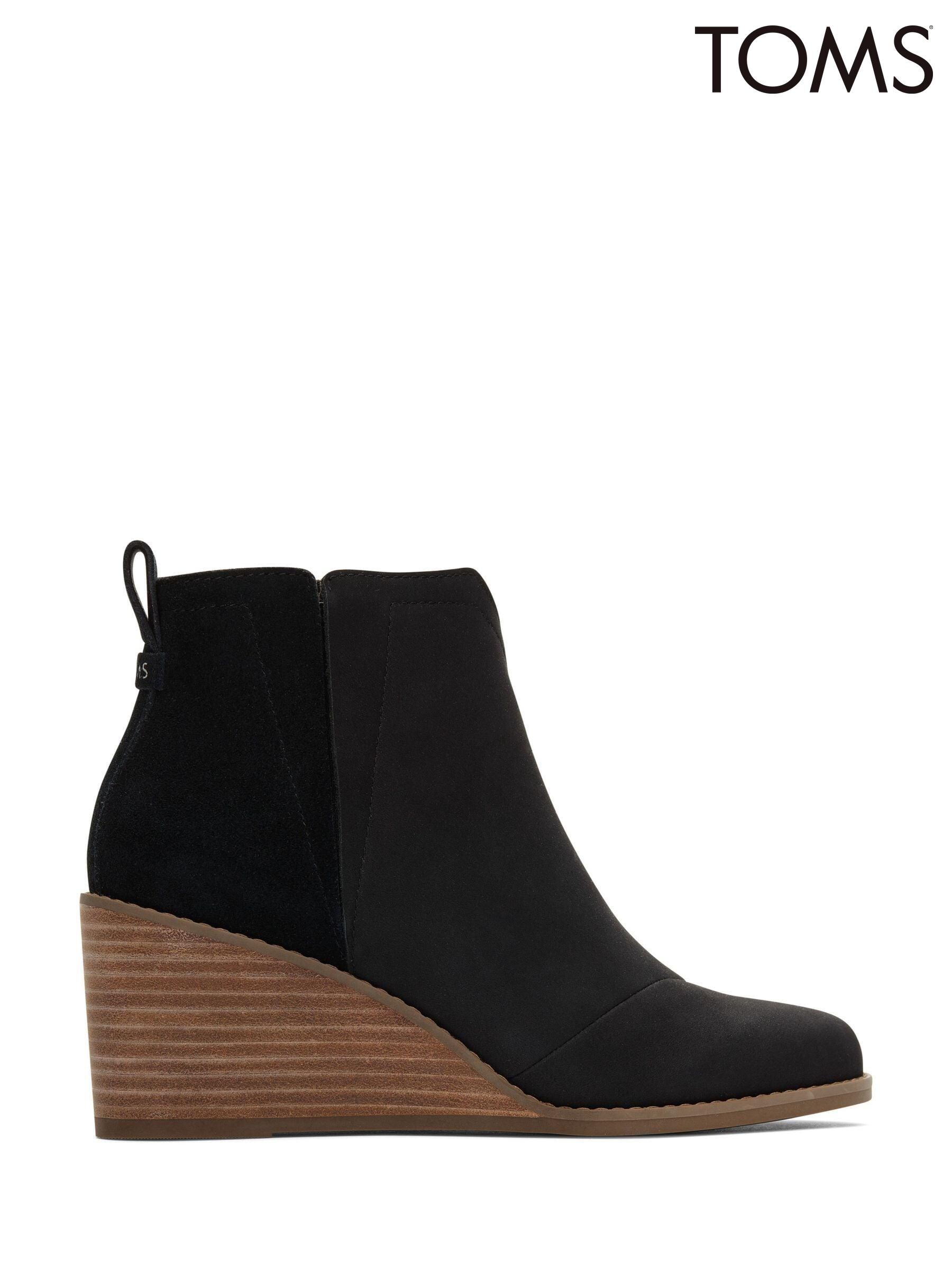 Women s Boots Black Mid Wedge Footwear Next Luxembourg