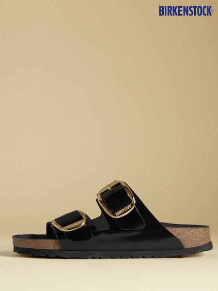 Musta - Birkenstock Arizona Big Buckle High Shine Sandaalit (D90171) | €221