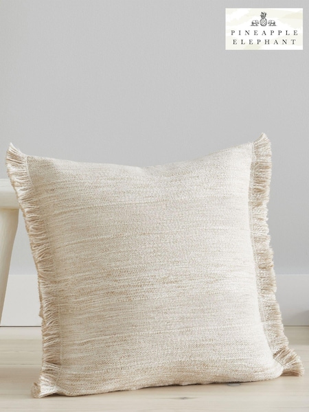 Pineapple Elephant Natural Florin Cotton Jute Blend Cushion (D90411) | €23