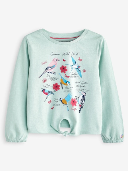 FatFace Green Bird Graphic T-Shirt (D90589) | €8.50