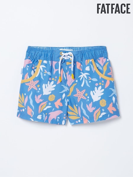 FatFace Blue Sea Scape Swim Shorts (D90798) | €9