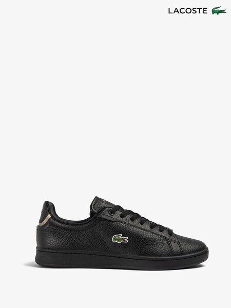 Lacoste Mens Carnaby Pro Black Trainers (D90928) | 340 LEI