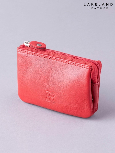 Lakeland Leather Red Multi Pocket Coin Purse (D91263) | €27