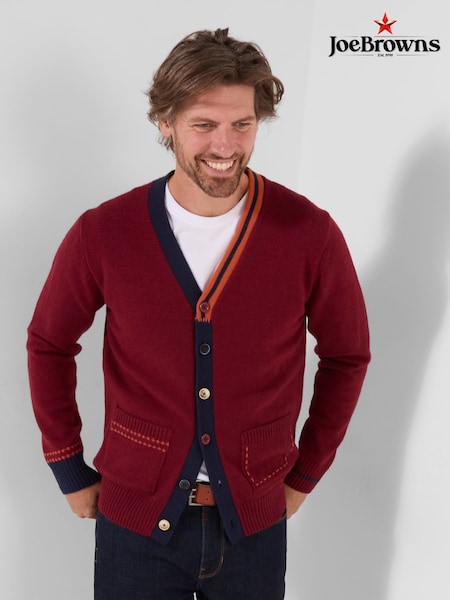 Red - Regular Joe Browns Customised Cardigan