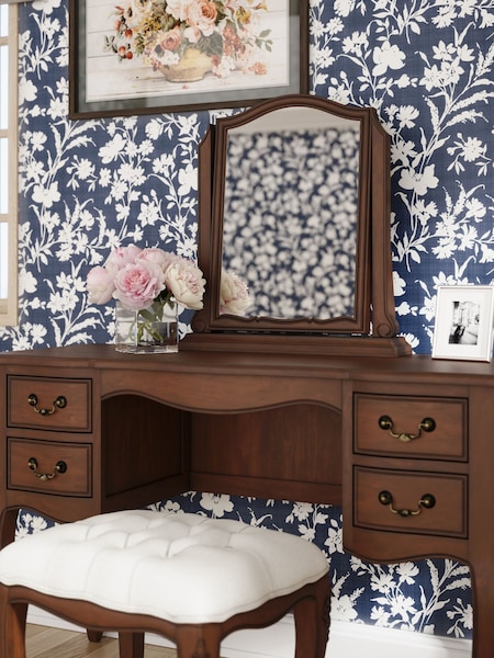 Laura Ashley Walnut Montpellier Dressing Table Mirror (D92580) | €246