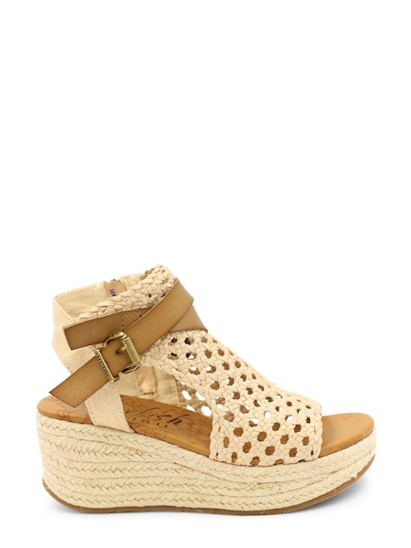 Blowfish Malibu Womens Lorrah-Rope Wedge Sandals (D92702) | €47.50
