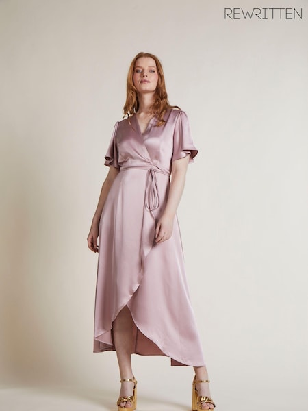 Rewritten Florence Waterfall Bridesmaid Midi Dress (D93639) | €40