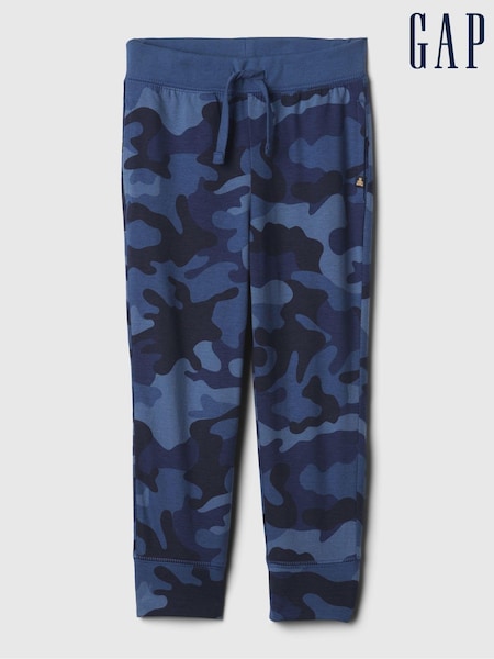 Gap Blue Camoflauge Brannan Bear Pull On Joggers (Newborn-5yrs) (D94420) | kr171