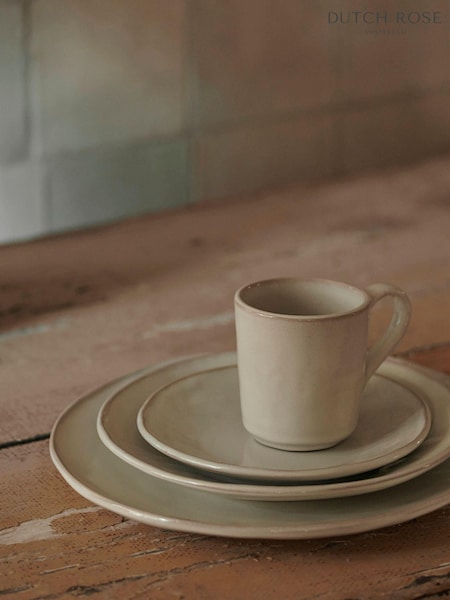 Dutch Rose Cream Set of 4 Dinner Plates Set of 4 Side Plates (D95020) | €49