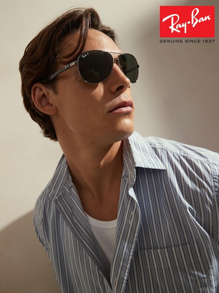 Ray-Ban Grey Carbon Fibre Sunglasses (D95315) | kr5 290