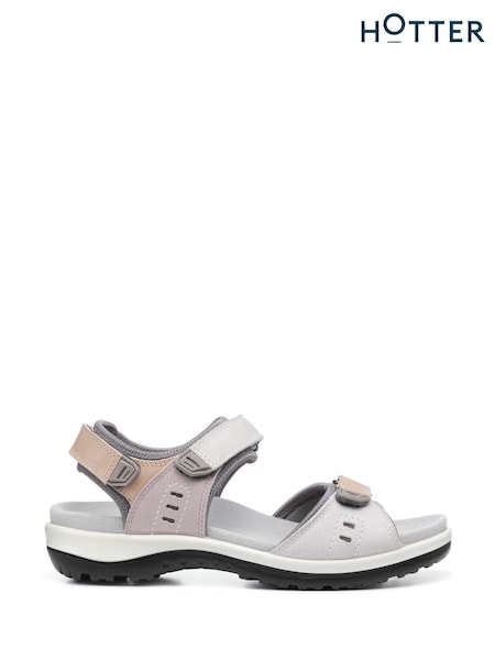 Hotter Pink Hotter Walk II Touch Fastening X Wide Sandals (D95483) | €140