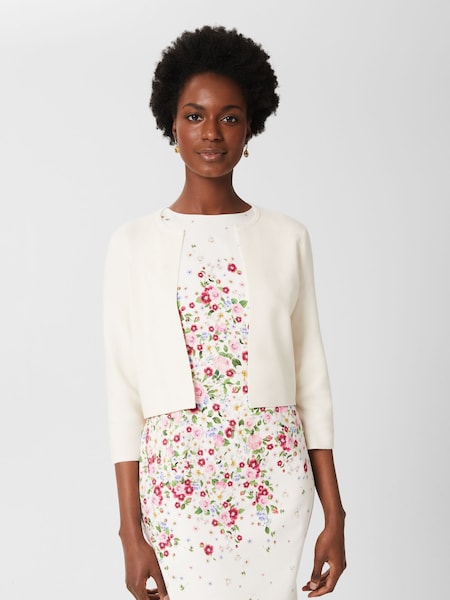 Hobbs Cream Ella Cardigan (D95611) | 341 QAR