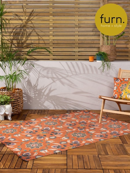furn. Folk Flora Washable Outdoor/Indoor Rug (D95686) | 75 €