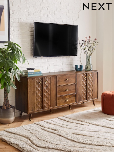 Dark Lloyd Mango Wood Extra Large Sideboard (D95728) | €1,350
