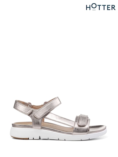Hotter Flaunt Touch-Fastening/Buckle Regular Fit Sandals (D95985) | €56