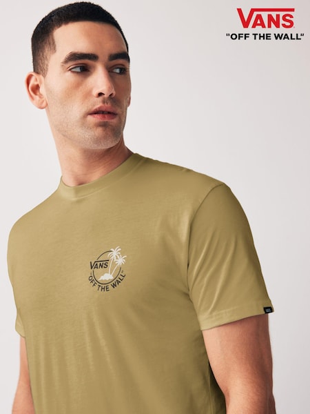 Vans Classic Mini Dual Palm Short Sleeved Back Print 100% Cotton T-Shirt (D97233) | €18