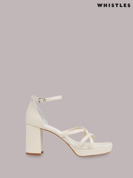 Whistles Nude Selene Platform Heeled Sandals (D97323) | €44