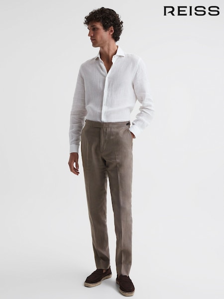 Reiss Kin Slim Fit Linen Trousers (D97890) | 195 €