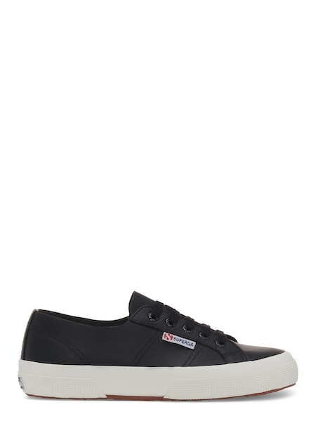 Superga Black 2750 Unlined Nappa Leather Trainers (D97985) | €88