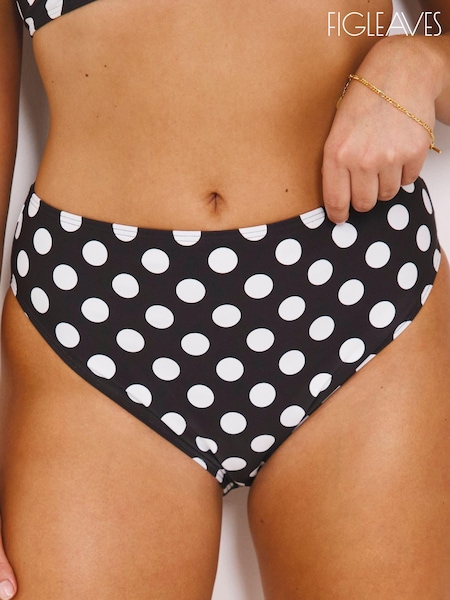 Figleaves Black Spot Tailor Classic Bikini Bottom (D98103) | €6