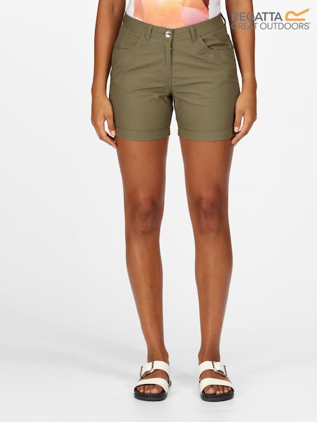 Regatta Green Pemma 100% Cotton Shorts (D98677) | €16