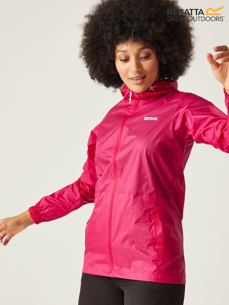 Regatta Pink Womens Waterproof Pack It Jacket III (D98800) | €24