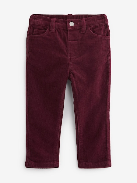 Plum Purple Corduroy Trousers (3mths-7yrs) (D99650) | €8 - €9