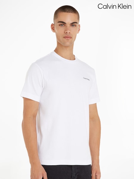 Calvin Klein White Micro Logo T-Shirt (D99986) | €31