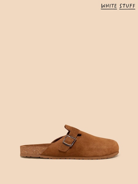 White Stuff Freddy Suede Slip-On Footbed Shoes (E00177) | €83