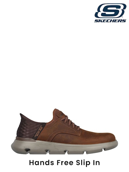Marrón - Corte ancho - Skechers Mens Garza Slip In Trainers (E00201) | 126 €