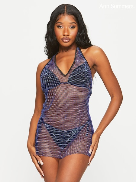 Ann Summers Blue Mirissa Cover-Up Dress (E00386) | €43