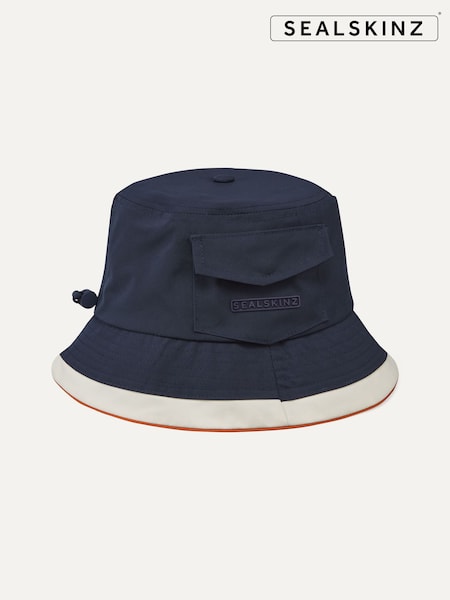 Sealskinz Blue Seething Waterproof Nylon Bucket Hat (E00405) | 52 €
