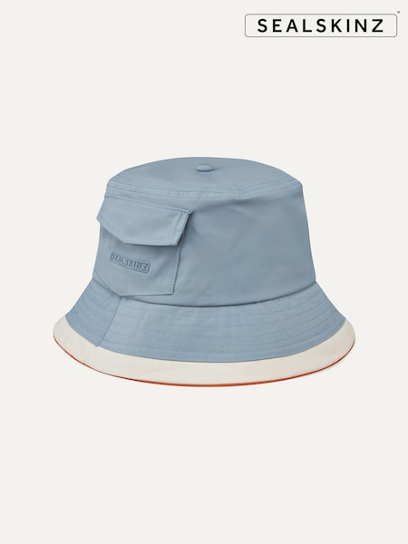Sealskinz Blue Seething Waterproof Nylon Bucket Hat (E00406) | 52 €