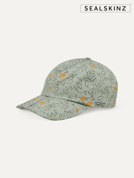 Sealskinz Houghton Waterproof All Weather Foldable Peak Leaf Print Cap (E00408) | €46