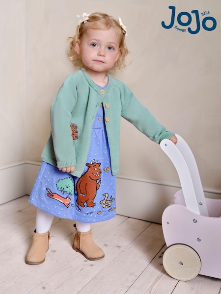 JoJo Maman Bébé Green The Gruffalo Pocket Cardigan (E00810) | €46