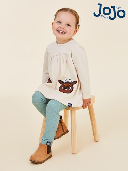 JoJo Maman Bébé Natural The Gruffalo Appliqué Pockets Tunic and Leggings Set (E00819) | €46