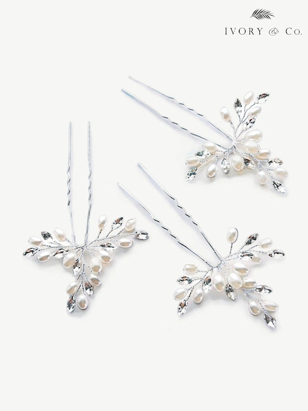 Ivory & Co Cosmos Hairpins Set (E00845) | €46