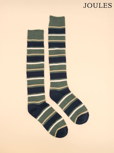 Joules Men's Wader Green Welly Socks (E00948) | €11.95