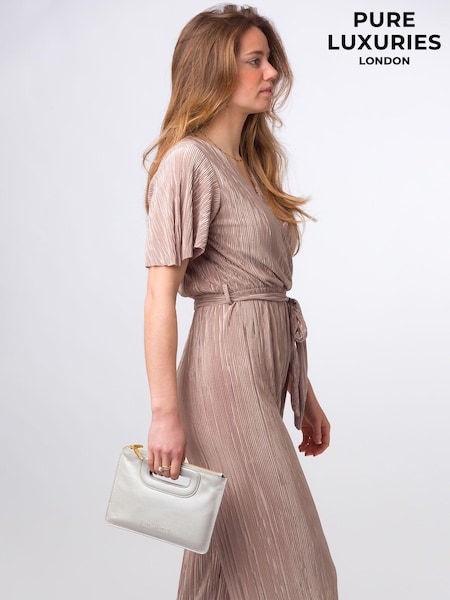 Pure Luxuries London Esher Leather Clutch Bag (E01052) | R$ 385