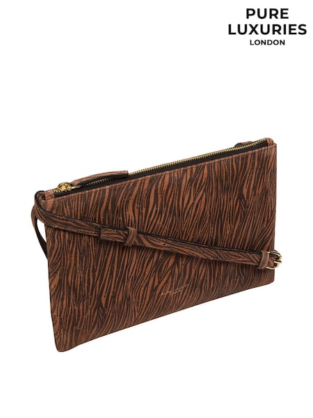 Pure Luxuries London Anya Nappa Leather Cross-Body Bag (E01053) | ₪226