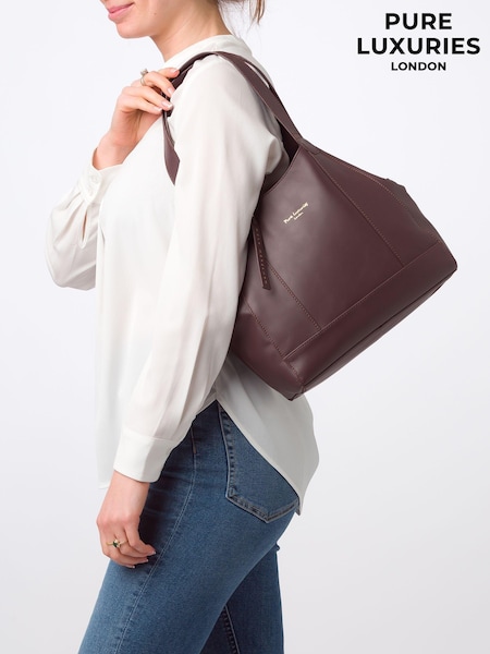 Pure Luxuries London Colette Leather Handbag (E01060) | R$ 585