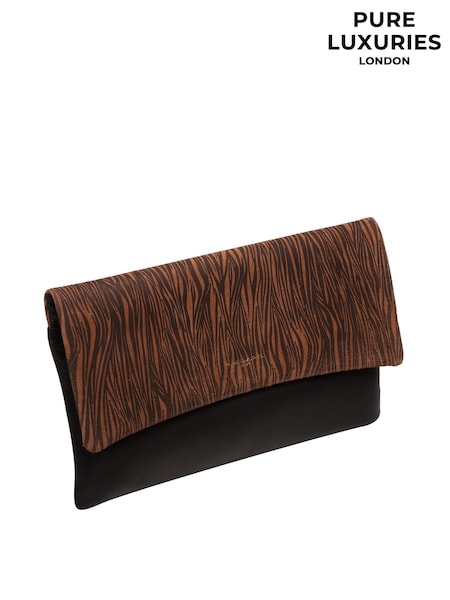 Animal - Pure Luxuries London Amelia Nappa Leather Clutch Bag (E01092) | 61 €