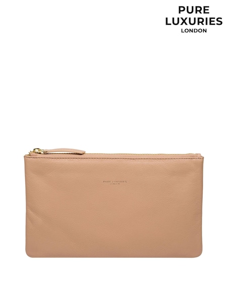 Pure Luxuries London Wilmslow Nappa Leather Clutch Bag (E01104) | 144 QAR