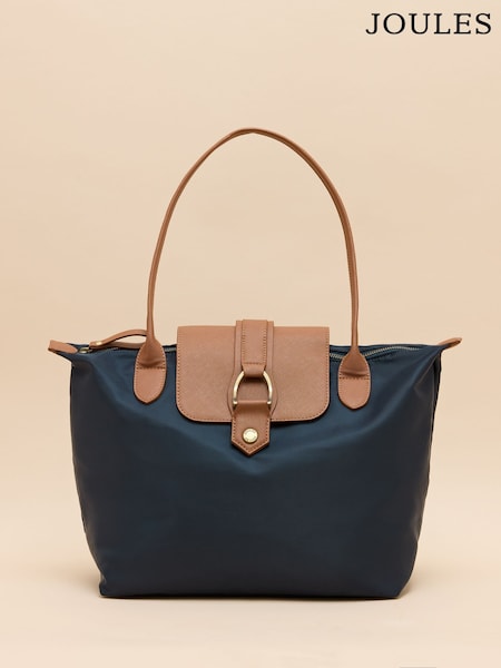 Joules Edie Navy Shopper Bag (E01129) | €56