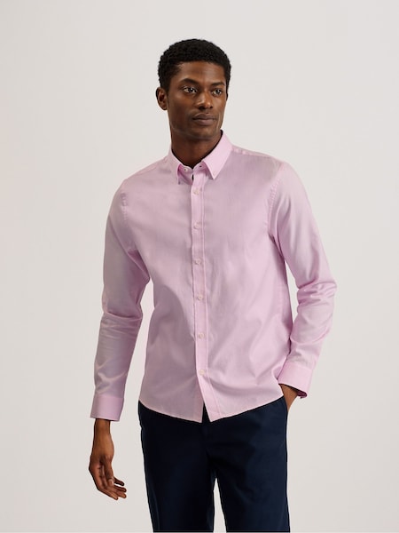 Ted Baker Pink Regular Allardo Premium Oxford Shirt (E01171) | €51